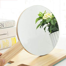 Specchio luminoso Legno Specchietto, rettangolare / circolare il trucco dello specchio portatile Adatto a salone di bellezza gioielli contatore grande specchio semplice specchio di bellezza Trucco e s