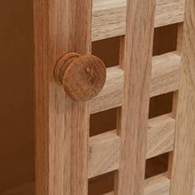 Tidyard Mobile Sottolavabo in Legno Massello di Noce,Mobiletto da Bagno,Mobile sottolavabo 66x29x61 cm