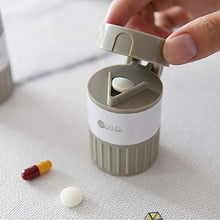 WZCXYX La Scatola di Macinazione della Taglierina della Medicina può Riparare La Scatola della Medicina Mini Scomparto di Plastica Portatile Multifunzionale del Divisore della Compressa