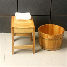 MGMDIAN Sgabello da Bagno Impermeabile Sgabello da Bagno Vecchio Uomo Panca in Legno massello anticorrosione per Adulti Sgabello Antiscivolo per Doccia Accessori da Bagno