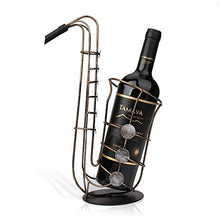 TRJGDCP Metallo Sax Wine Rack del Basamento della Moderna Crafts Opera Wine Regalo Figurine Creativo Bottiglia di Vino della Decorazione della casa di Accessori Portabottiglie Decorativo
