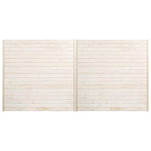 Tidyard 2 pz Pannelli di Recinzione da Giardino per Esterno,Recinzione da Giardino in Legno,Recinzione da Esterno,Recinzioene in Legno,Parete Legno Esterno 3,4x1,7 m