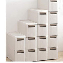 TXXM, cassettiera con cuciture e cassetti, per riporre cassetti, armadietti da bagno, cucina (colore: 2 strati, dimensioni: 18 cm)