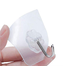 Lanker KH1510 - Gancio da parete da 10 kg (max), trasparente, senza cuciture, antigraffio, impermeabile e resistente all'olio, per bagno, cucina, soffitto, confezione da 10