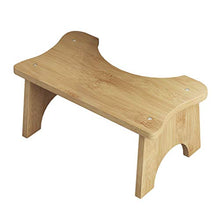 H-M-SJZ Sgabello da Toilette Antiscivolo Sgabello da Bagno in Legno massello Sgabello per la casa Sgabello da Bagno Sgabello per Toilette Sgabello Sgabello può alleviare costipazione 39.5x21.5x17cm
