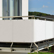 Sol Royal Frangivista e Telo frangivento per balconi SolVision HB2 90x500 cm Isolante - con Occhielli - Bianco