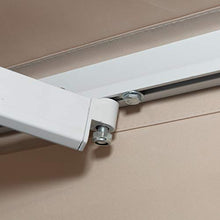 Outsunny Tenda da Sole Avvolgibile a Parete a Braccio Manuale con Manovella per Esterno Tessuto di Poliestere Alluminio 365 × 250cm Beige