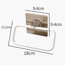 BALLYE Portasciugamani Aspirazione Portasciugamani per Bagno a Parete ABS per Doccia Utensili da Cucina 12,2 18 cm