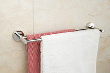 Kapitan Doppio 60 cm Asta Porta Asciugamano da Bagno in Acciaio Inox 18/10, con Adesivo da Parete per Il Montaggio 3M VHB, Acciaio Massiccio AISI 304 18/10, Lucido, Prodotto in UE