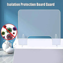 Schermo Protezione Controsoffitto Divisore Acrilico Trasparente Protezione Barriera Protezione per Starnuti Schermo per Scrivania Protezione Barriera per Saloni di Bellezza Ufficio