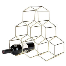 Portabottiglie da appoggio, portabottiglie da 6 bottiglie, portabottiglie da appoggio autoportante, utilizzato per conservare il vino bianco negli armadi da cucina di casa, dimensioni 25 cm / 9,8in