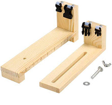 Namvo Wood Paracord Jig Bracelet Braccialetto Maker Strumento Fai da Te per intrecciare Il Cavo del Paracadute Intrecciare con matasse Fibbie libere 22,5 cm