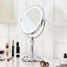 Specchio per il Trucco, Desktop con Luce Soffusa a LED Che Oscura Trucco a Rotazione a 360 ° R01 Trucco