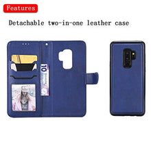 Bear Village Cover Galaxy S9 Plus, Custodia Premium Flip Custodia per Samsung Galaxy S9 Plus, Custodia con Porta Carte e Chiusura Magnetica, Blu