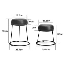 Sgabello da bar, impilabile, per il trucco, per la casa, in ferro battuto, sgabello da salotto per adulti, semplice sgabello basso, altezza 36/46 cm, adatto per soggiorno, bar, caffetterie