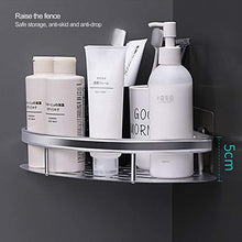 Qianduoduo888 Mensola Doccia Angolare, Mensola Angolare per Bagno in Alluminio Antiruggine Senza Foratura, Montaggio A Parete per Doccia Cucina per Cucina E Accessori da Bagno