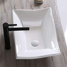 Yxx max -Lavabo Modern Art Bacino Bagno lavabo in Ceramica Contro Parte Superiore Vessel Sink (Senza Rubinetto) Montato -52x37x15.5cm Lavandino del lavabo
