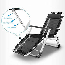CDFC Bed Lounger all'aperto Letto Sedia reclinabile Sedia per Rilassante in TextOline Textoline Zero Gravity Garden Pieghevole Letto Sun Regolabile