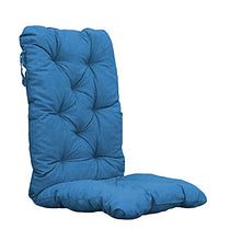 Chicreat Cuscino per sedie con schienale alto, turchese, 120 x 50 x 8 cm, set da 2