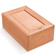 Cigar Box, Legno di Cedro Cigar Box Humidor portasigarette Unpainted alcoholized Scatola può Contenere 50 Alta qualità (Size : 21x33.5x12cm)