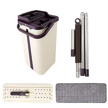 SSAYY Spray Mop Mop per Spremere Piatti Magici E con Secchio Mano Libera Strizzare Pulizia dei Pavimenti Cuscinetti in Microfibra Detergente Telescopico per Legno Duro 360 Mop