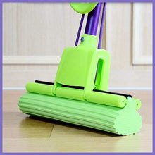 WAMSY Mop Mop in Cotone Assorbente A Rullo Spremere A Mano Acqua Spugna Mop A Mano Libera Lavabile Assorbente Resistente