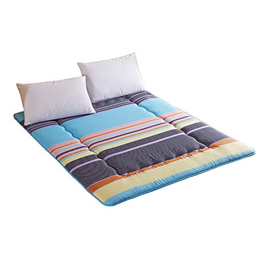 YXDDG Materassi futon Giapponese Quilting Tradizionali, Addensare la stuoia di Tatami Materasso Pieghevole Piano, Quattro Stagioni Disponibili Materasso Spessore 5cm-B 150x220cm(59x87inch)