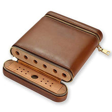 Humidars Cigar Humidor - Pelle Humidor portasigari di Viaggio Cigar Box Portatile Zip di Legno di Cedro umidificatore Cigar Humidor Gift Box/W Packaging mantenerlo Fresco .Scatola di immagazzinaggio