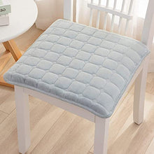 Cucina Pranzo Cuscini da pranzo con cravatte, cuscino sedile quadrato Giardino da giardino per interni Mobili per il patio traspirante alimentare antiscivolo Pads-light Grey 23x35cm (9x14in) yqaae