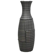 Tidyard Set da Bistrot 3 pz con Cuscini in Polyrattan Grigio,Set Tavolo e Sedie da Giardino per Esterno in Polyrattan Grigio,Salotto da Giardino,Salottino da Giardino,Salottino da Esterno