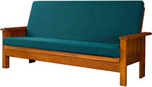 WYZQ Coprimaterasso Futon Elasticizzato Coprimaterasso Futon Futon Coprimaterasso Pieghevole Senza braccioli Copridivano Letto Fodera per mobili (Teal)