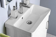 Lavabo da incasso, lavabo sospeso 55 x 37 cm, in ceramica, bianco