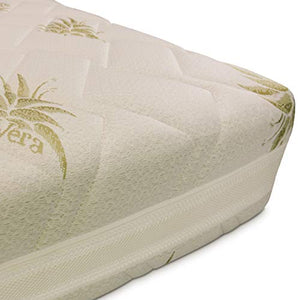 Baldiflex Materasso Singolo in Memory Plus Top Nice, Misura 80x190x23cm, Portanza a Zone Differenziate, con Rivestimento Sfoderabile in Aloe Vera 3D, Ergonomico, Antiacaro, Traspirante