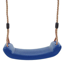 OhhGo - Dondolo rigido per bambini, in PVC, per interni ed esterni, colore: Blu