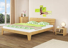 Erst-Holz Solido Largo Letto in Pino massello 160x200 Anche per Ragazzi con doghe rigide 60.62-16