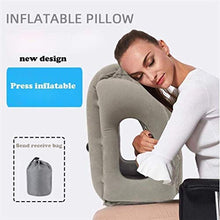 Lettino da Viaggio Lettino da Viaggio Gonfiabile Cuscino da Viaggio Car Travel Bed Sonno Corpo Indietro Supporto Ammortizzatore Viaggio Collo Innovativo Portatile Press Cuscino Gonfiabile 6-3
