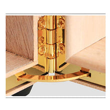 Minmin Scatola di immagazzinaggio dell'armadietto dell'umidità del sigaro di legno del cedro di lusso del pianoforte di lusso con l'umidificatore del igrometro di 4 cassetti Formato: 24 * 22 * 24cm