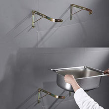 Lavello in Acciaio Inox Piccolo lavello a Parete Cucina Semplice lavabo lavabo lavabo Singolo lavabo con Supporto