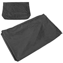 Omabeta Tettoia per Altalena Copertura per Altalena Durevole 75,2 x 47,2 Pollici Copertura per tettuccio per Altalena Accessorio per Balcone Esterno(Black)