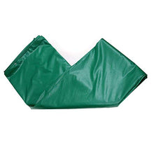 MHBGX Teloni, Tela Cerata Impermeabile Verde - Ombreggiatura in Tessuto Esterno per Camion Protezione Solare Tela Spessa Isolamento Oxford 450 G / M2 (Spessore 0,42 Mm),Verde,4X8M