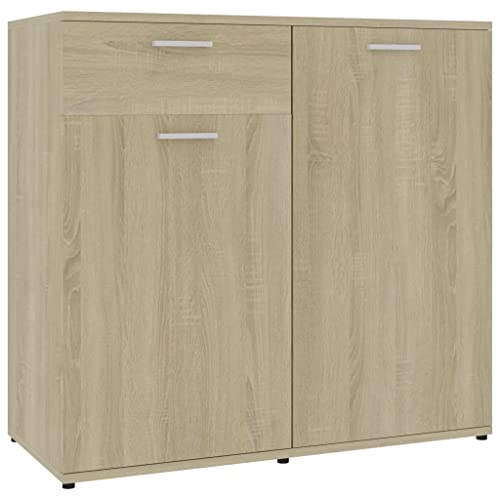 vidaXL Credenza Rovere Sonoma 80x36x75 cm in Truciolato