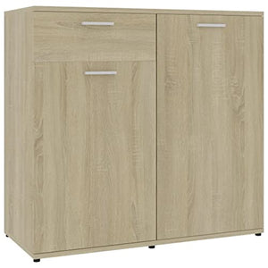 vidaXL Credenza Rovere Sonoma 80x36x75 cm in Truciolato