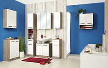 Pelipal 380 Roma Mobiletto per lavabo, Legno, Sanremo-Rovere Terra Trasversale, 33,0 x 60,0 x 62,0 cm