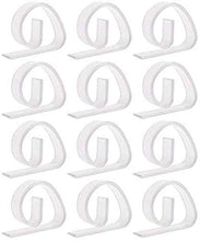 HCYY Clip per tovaglia 12 Pezzi plastica Trasparente tovaglia coprivaso Clip Titolare Morsetto Partito Picnic tovaglia casa coprivaso Clip