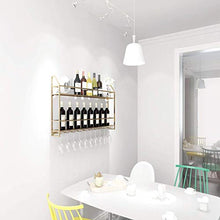 Cremagliera Del Vino Semplice e Creativa Arte in Ferro a Parete Scaffale Appeso Scaffale per Bicchiere Di Vino Ristorante Soggiorno Bar Scaffale per Vino, PZW, B