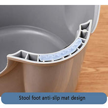 Sgabello di plastica Sgabello a sgabello antiscivolo addensato Sgabello da bagno Sgabello da bagno Sgabello da bagno 22.5x26.5x20.5cm, 24x29x25cm, 27x32x28.5cm ( Color : Yellow , Size : Small )