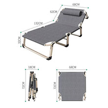 JFFFFWI Sedia Pieghevole Zero Gravity Sedia Pieghevole da Giardino, Lettino da Campeggio Pieghevole Portatile con Materasso, Reclinabile, Carico Fino A 300 kg, 194 X 68x 32 Cm, Set Letto E Materasso