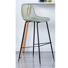 Sgabelli da Bar Metallo Moderno Classico Armadio Alto Cortile per Interni Ed Esterni Cucina per La Casa Sgabello da Pranzo Sgabello da Bar Halter Nero Verde