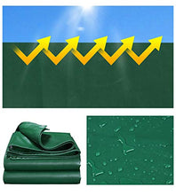 YBDXMM Telone, Telone di Copertura Impermeabile con Occhielli per Mobili da Giardino, Piscina, Auto, Camion, Telone Protettivo Resistente all'Acqua E agli Strappi Heavy Duty,2m*2m/6.5ft*6.5ft