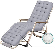 Pieghevole multifunzionale reclinabile / bracciolo da giardino reclinabile / lettino/lettino portatile regolabile spessore cotone Pad adatto per giardino/balcone/supporto esterno 200 kg.